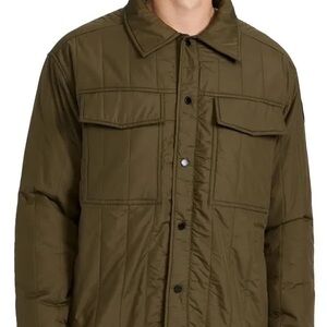 Canada Goose Carlyle quilted shirt jacket- military green